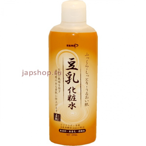 Wakahada Monogatari Питательный лосьон для кожи с соевым молочком, 200 мл. (4965412223521)