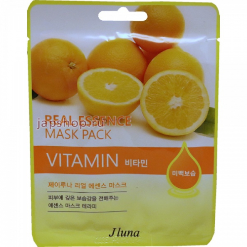 JLuna Real Essence Mask Pack Vitamin Тканевая маска с витаминами, 25 мл (8809623290087)
