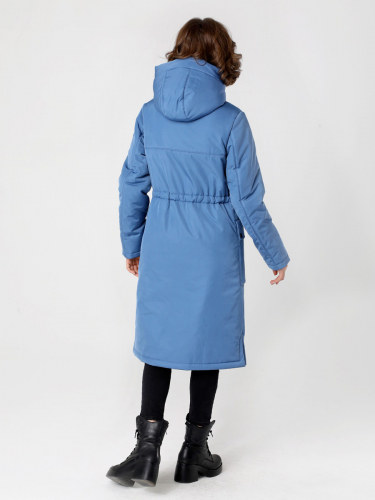 Пальто демисезонное 23314 серо-голубой. Старая цена 5200 руб. Новая цена 3650 руб!