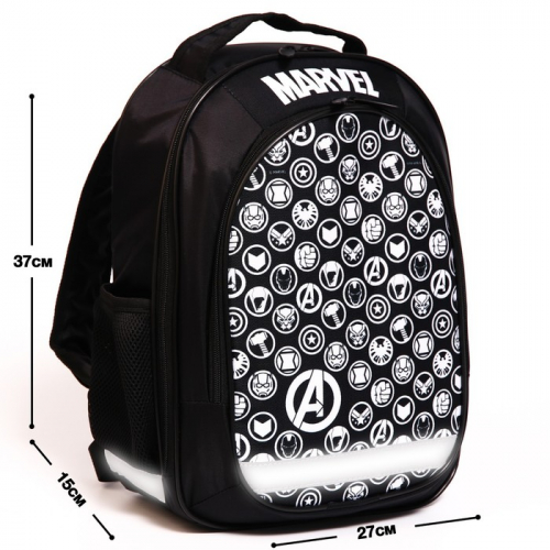 Рюкзак школьный с эргономической спинкой, 37х26х15 см, Мстители
