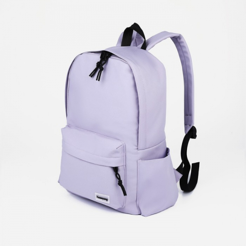 Рюкзак Тайм, 28*14*39 см, 1 отд на молнии, 4 н/кармана, фиолетовый