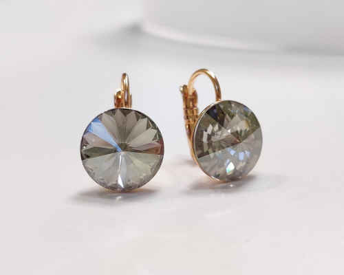 Серьги с кристаллами Swarovski