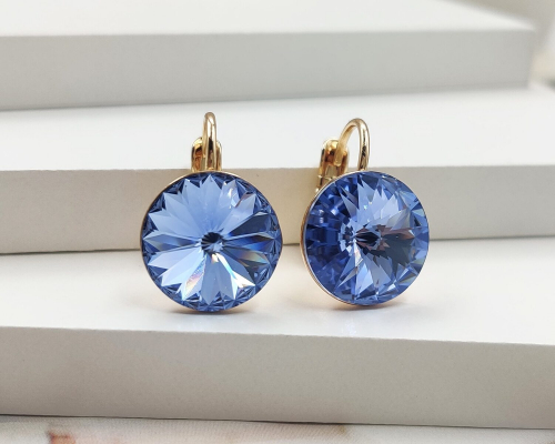 Серьги с кристаллами Swarovski