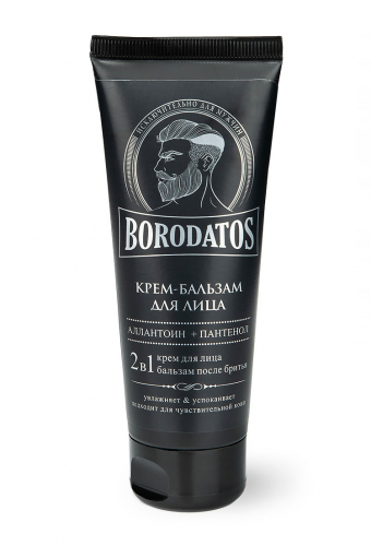 Крем-бальзам для лица 2в1 Borodatos 75мл Borodatos