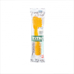 TiTBiT Biff Зубная щетка с мясом индейки для собак маленьких пород Biff Дентал+