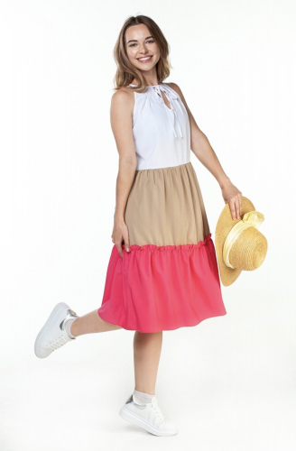 Платье Ст.цена 980р. 246677 Белый, бежевый,розовый RISE