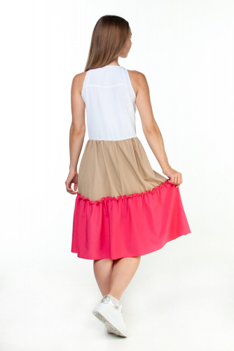 Платье Ст.цена 980р. 246677 Белый, бежевый,розовый RISE