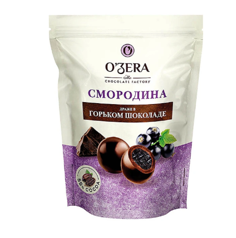 «O'Zera», драже «Смородина в горьком шоколаде», 150 г