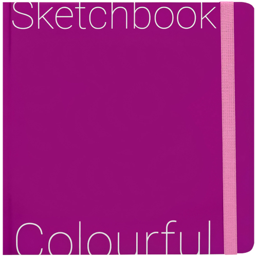 Скетчбук 72 л Colorful Purple 200х200мм С72-9043