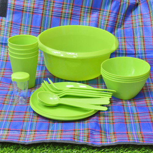 Набор для пикника на 4 персоны PICNIC (майская зелень)