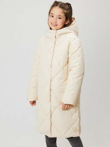 Пальто детское для девочек Mariette 20210670017 бежевый