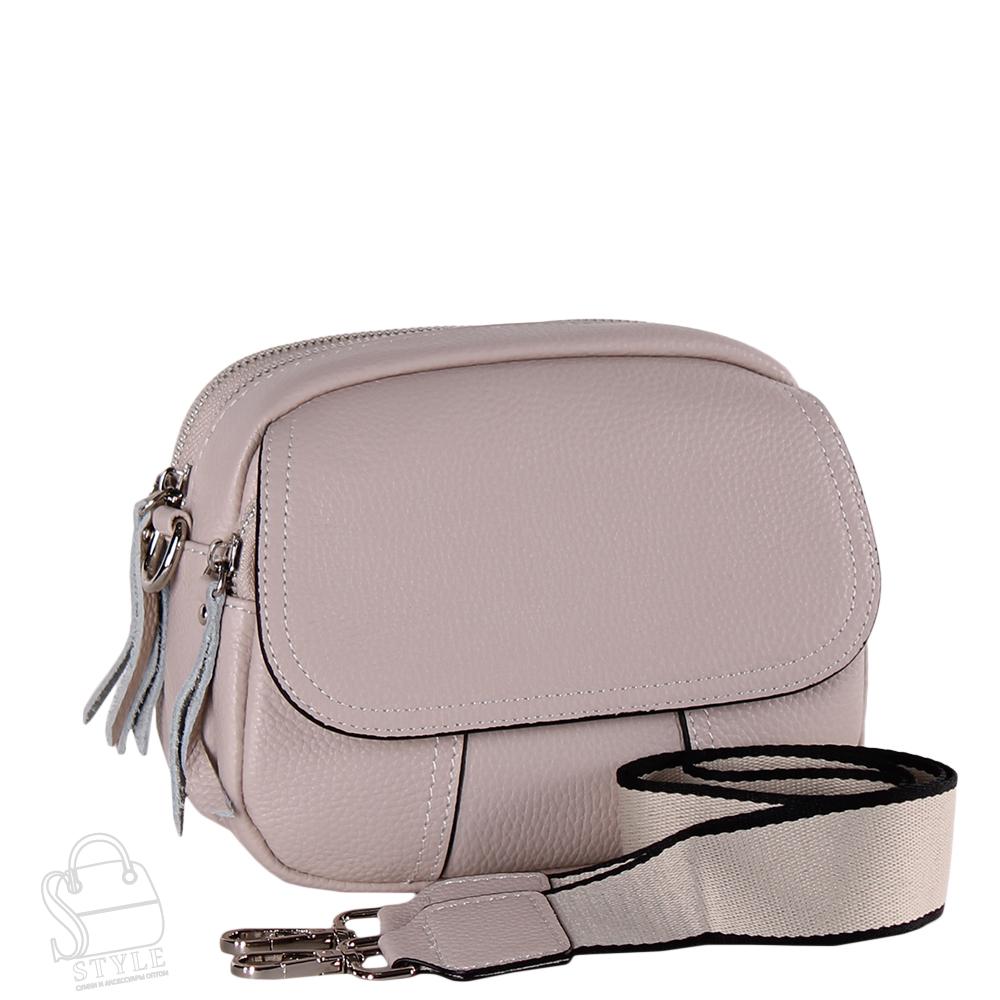 Сумка женская кожаная 8860VG beige Vitelli Grassi