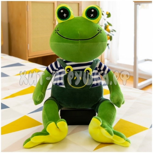 Мягкая игрушка ЛЯГУШКА 30 см (ВЫБОР ЦВЕТА) frog30, frog30_дев, frog30_мал