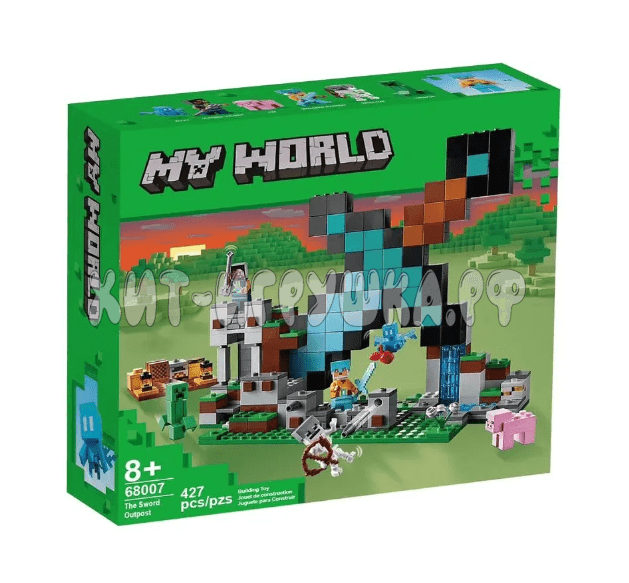 Конструктор Майнкрафт Застава Меча 427 дет. 68007 / 88004 / 22014, 68007
