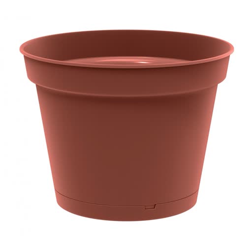 Горшок Mint D150 мм, 1,2л с поддоном (терракотовый)