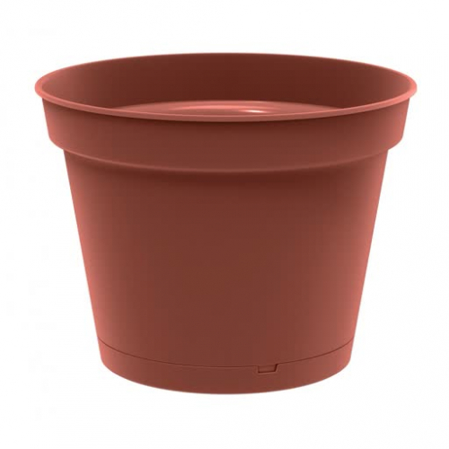 Горшок Mint D150 мм, 1,2л с поддоном (терракотовый)