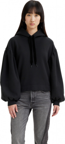 Худи женское AKANE RUSCHED HOODIE BLACKS, LEVIS