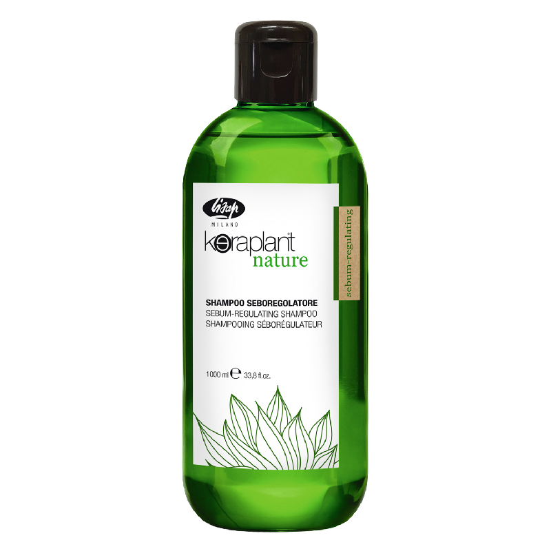 LISAP Шампунь себорегулирующий / Keraplant Nature Sebum-Regulating Shampoo 1000 мл