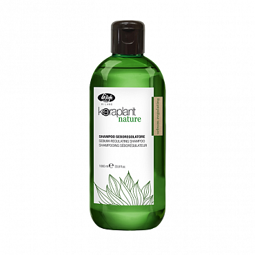 LISAP Шампунь себорегулирующий / Keraplant Nature Sebum-Regulating Shampoo 1000 мл