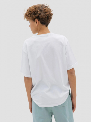 102548_OLB Комплект (футболка (2шт.)) для мальчика черно-белая полоса//белый (вар.3)