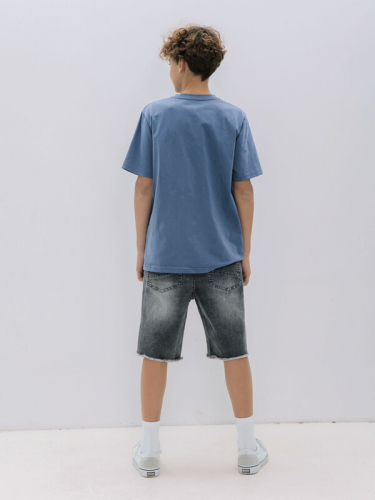 102625_OLB Комплект (футболка (2шт.)) для мальчика черный//пепельно-голубой (вар.1)