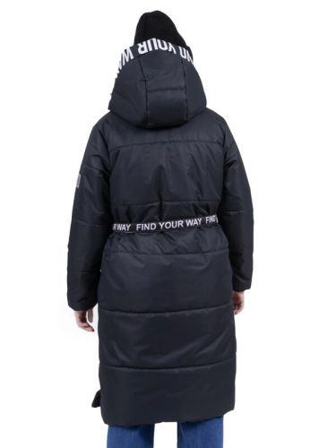 Пальто для девочки черный