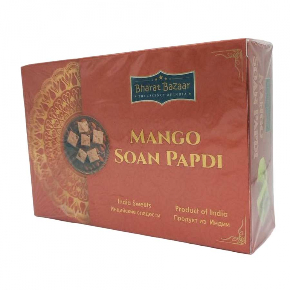 BHARAT BAZAAR Soan Papadi Mango Сладости Соан Папди с Манго 250г