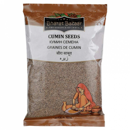 BHARAT BAZAAR Jeera Whole Кумин Семена Зира 100г