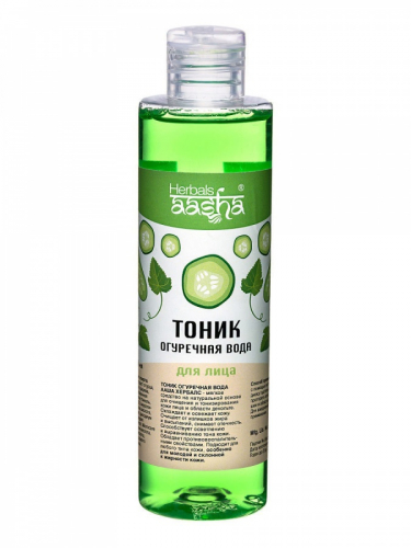 AASHA HERBALS Tonic Cucumber water for face Тоник Огуречная вода для лица 200мл