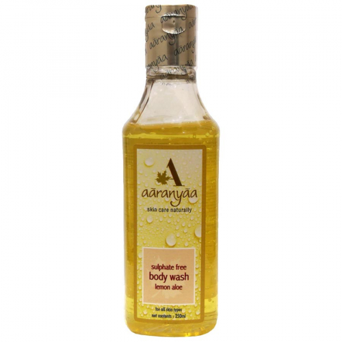 AARANYAA Sulphate Free Body Wash Lemon Aloe  Гель для тела Лимон и Алоэ 250мл