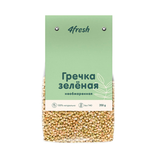 Гречка зелёная, необжаренная