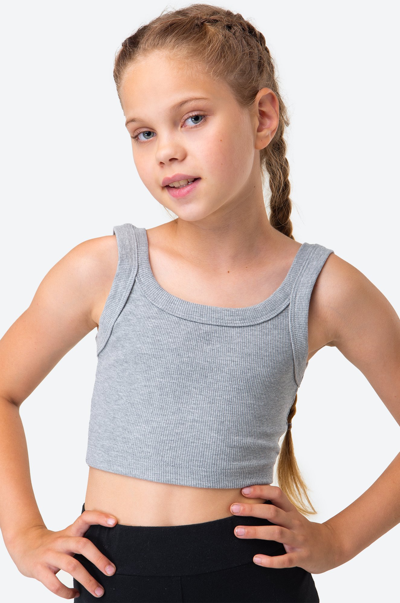 Майка-топ в рубчик для девочки Baykar
