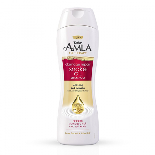 Крем- шампунь для волос Dabur Amla Nourishment Snake Oil Creme Shampoo для секущихся и выпадающих волос 400мл