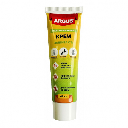 Крем от комаров для всей семьи ARGUS 42 мл туба (50)