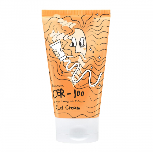 Маска для волос elizavecca cer-100 collagen coating hair a+ muscle curl cream mask 120мл