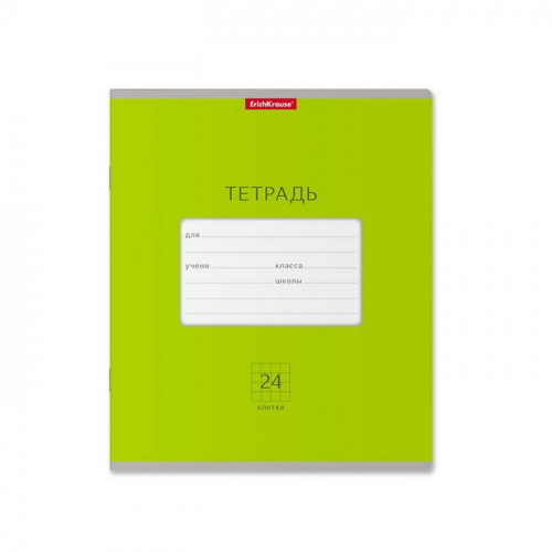 Тетрадь 24 листа в клетку ErichKrause Bright Классика, обложка ...