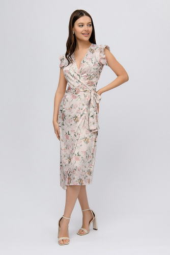 Платье 1001 DRESS #898965Пыльная роза (принт)