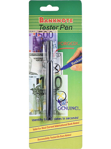 Маркер для проверки подлинности купюр Banknote Tester Pen