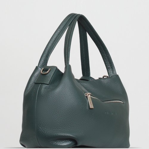 Сумка: Женская кожаная сумка Richet 2959LN 353 зеленый