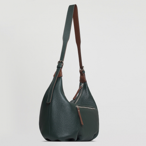 Сумка: Женская кожаная сумка Richet 3161LN 353351 Зеленый