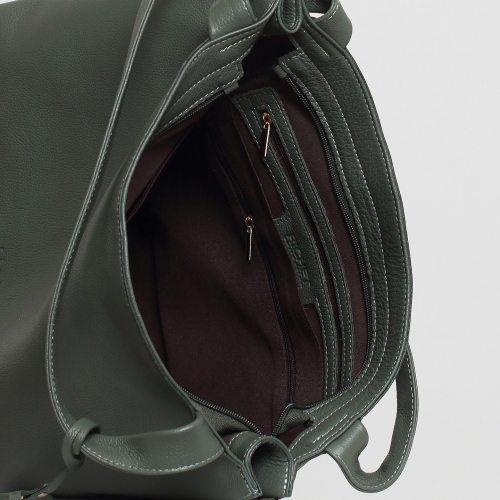 Сумка: Женская кожаная сумка Richet 2650LG 342 зеленый