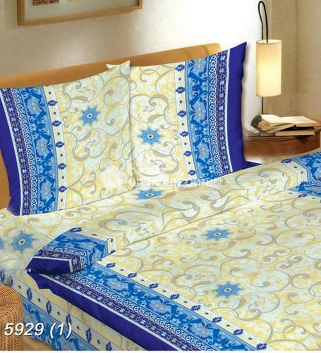 Простыня 1,5сп (150*210) бязь Шуя Реноме 59291 (арт.61/112)