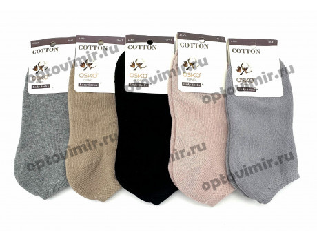 Носки женские OSKO махровые без резинки короткие А1801