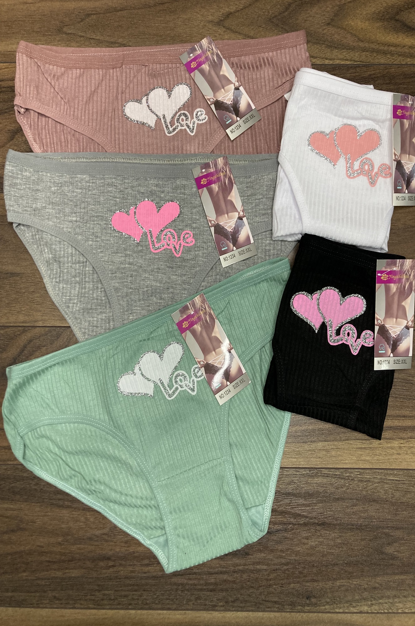 Трусы женские 1234 (цвета в ассортименте)