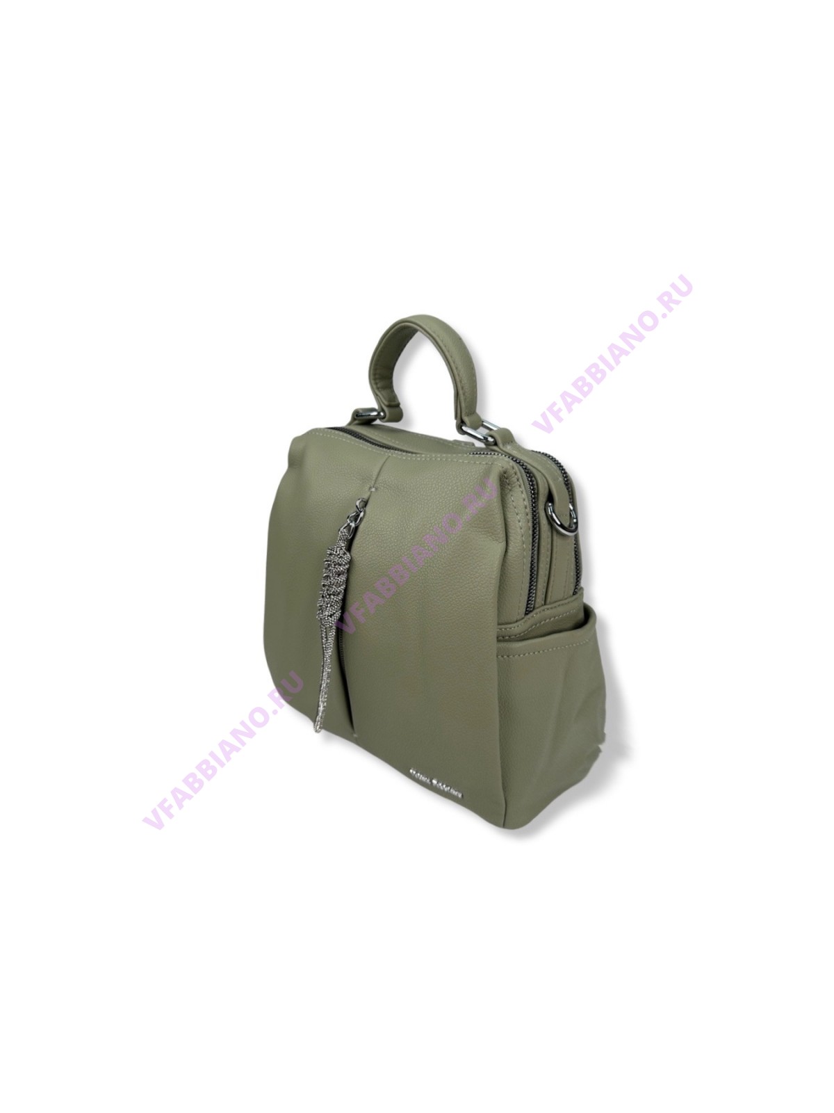Женская сумка Velina Fabbiano 69013-11-gray-green