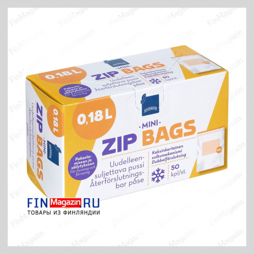 Пакеты с застежкой многоразового использования Rainbow Zip Mini 50 шт