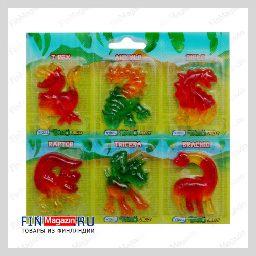 Желейные конфеты DIno Jelly (динозавры) 6 шт