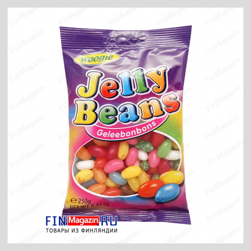 Фруктовые жевательные драже Jelly Beans 250 гр