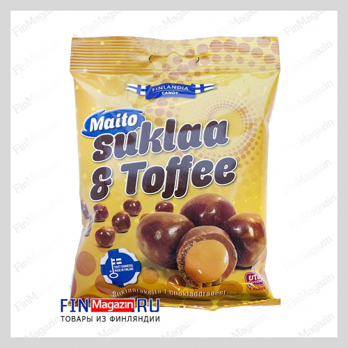 Ирис в молочном шоколаде Finlandia Candy 85 гр