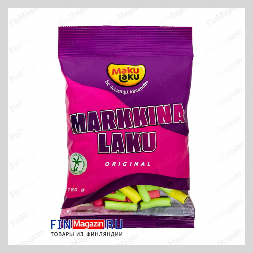 Жевательные лакричные конфеты Makulaku Markkina Laku 180 гр